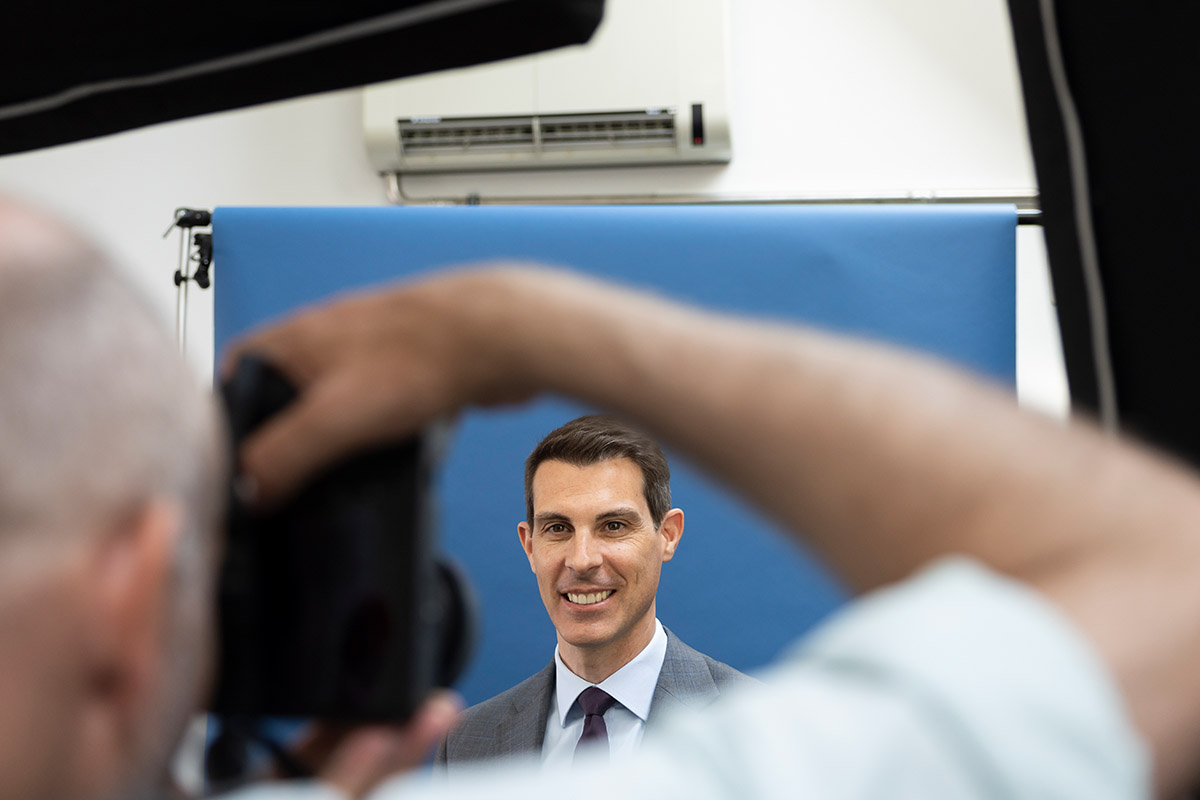 Making-of FDP am 30. Mai 2023: Thierry Burkart, Ständerat und Parteipräsident FDP. Foto: KEYSTONE / Petzer Klaunzer