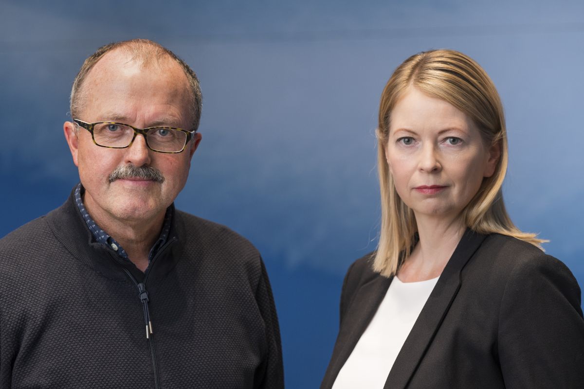 Winfried Kösters (links), Nicole Meier (rechts) - Foto: Keystone-SDA / Alessandro della Valle